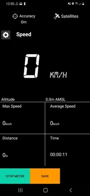 GPS Speedometer-Trip Meter android App screenshot 1